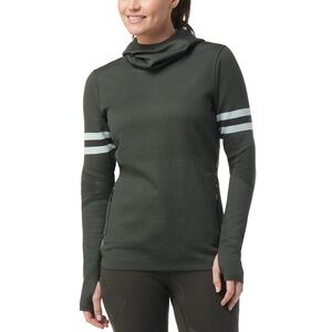 Smartwool Women's Intraknit Merino Tech Pullover Hoodie Sz S In North Woods